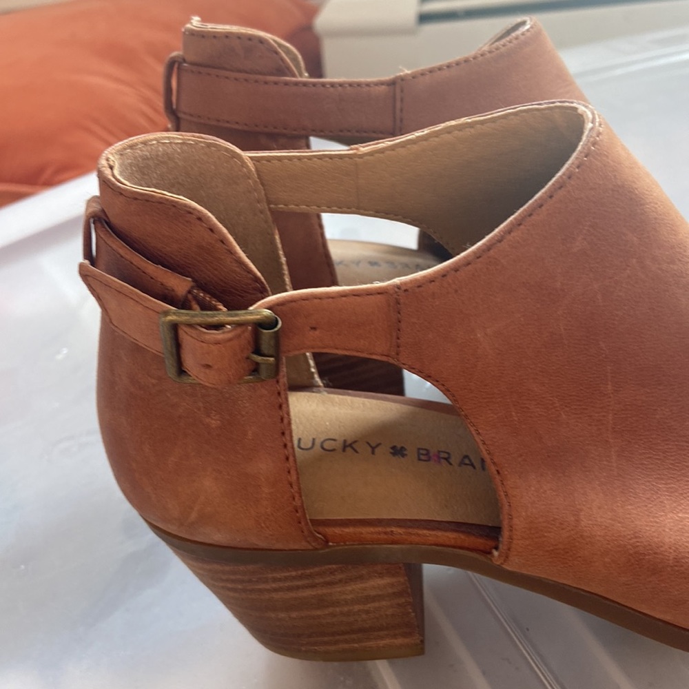 Lucky open-toe heeled sandals - Picture 3 of 6